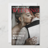 Invitation Mariage de couverture de magazine (Devant)