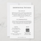 Invitation Mariage de couverture de magazine à la plage (Dos)