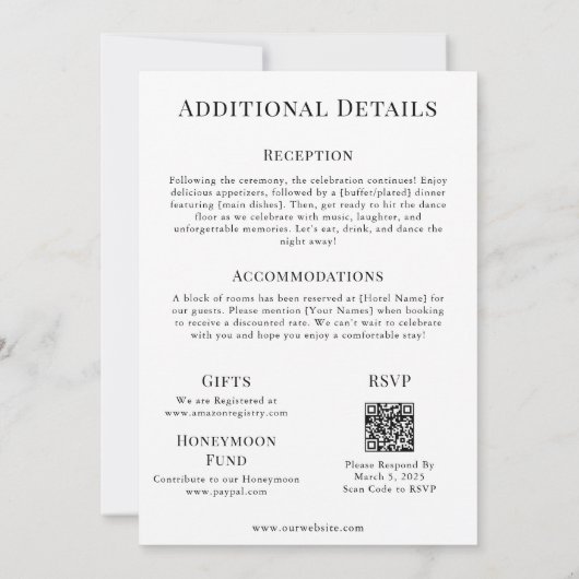 Invitation Mariage de couverture de magazine à la plage (Dos)