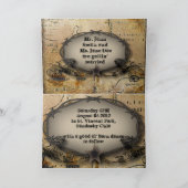 Invitation mariage de cow-boy rustique à fil barbelé (Intérieur)