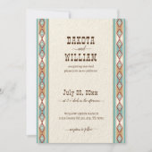 Invitation Mariage de cowgirl du sud-ouest (Devant)