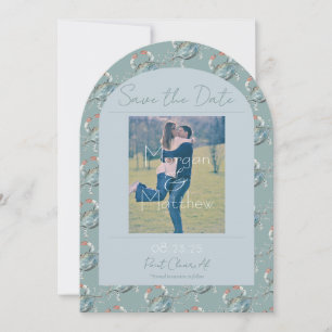 Invitation Mariage de crabe d'aquarelle Enregistrer la date