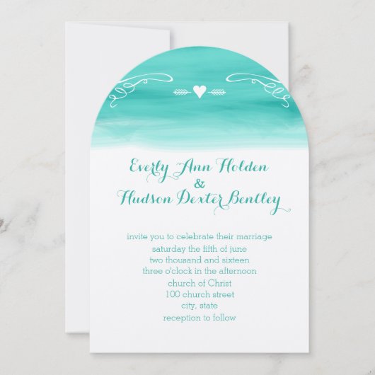 Invitation Mariage de découpe des éléments du tableau de bord (Devant)