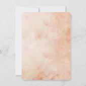 Invitation Mariage de dentelle automnal rustique ENREGISTRER  (Dos)