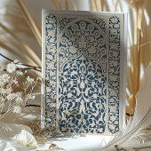 Invitation Mariage de dentelle islamique sophistiqué de la ma