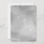 Invitation Mariage de dentelle romantique (Dos)