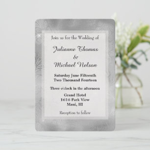 Invitation Mariage de dentelle romantique