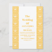 Invitation Mariage de design Talavera mexicain (Devant)