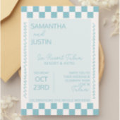 Invitation Mariage de destination