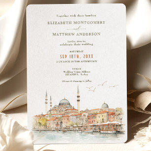 Invitation Mariage de destination à Istanbul Turquie