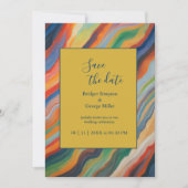 Invitation mariage de destination africaine chic enregistrer  (Devant)