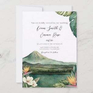 Invitation Mariage de destination au Costa Rica tropical