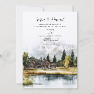 Invitation Mariage de destination dans le parc national de Gr