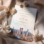 Invitation Mariage de destination de San Francisco Skyline