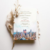 Invitation Mariage de destination de San Francisco Skyline