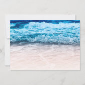 Invitation Mariage de Destination en Bord de Plage (Dos)