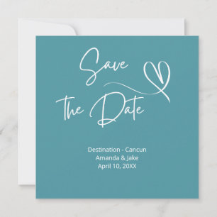 Invitation Mariage de Destination Enregistrez la Date