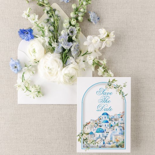 Invitation Mariage de destination méditerranéenne Enregistrer