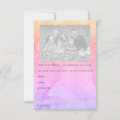 Invitation mariage de destination passeport (Dos)