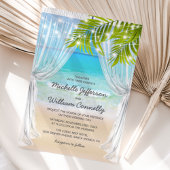 Invitation Mariage de destination plage