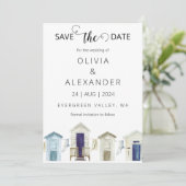 Invitation mariage de destination plage tropicale enregistrer (Debout devant)