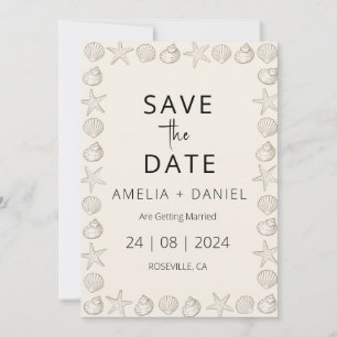 Invitation mariage de destination plage tropicale enregistrer