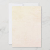 Invitation Mariage de destination rustique aux Pins de la For (Dos)
