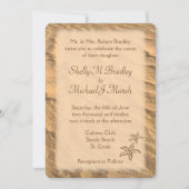 Invitation Mariage de destination Starfish Beach (Devant)