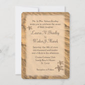 Invitation Mariage de destination Starfish Beach (Devant)
