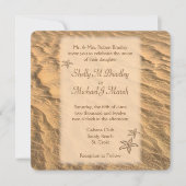 Invitation Mariage de destination Starfish Beach (Devant)