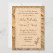 Invitation Mariage de destination Starfish Beach (Devant)