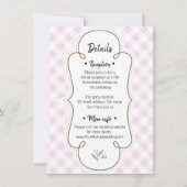 Invitation mariage de détails chic (Devant)