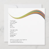 Invitation Mariage de deux chambres (Dos)