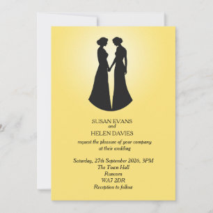 Invitation Mariage de deux mariées