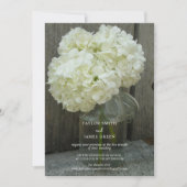 Invitation Mariage de diffusion en continu virtuel Hydranges  (Devant)