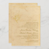 Invitation Mariage de Fairytale (Devant / Derrière)