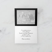 Invitation mariage de fenêtre d'hiver (Intérieur)