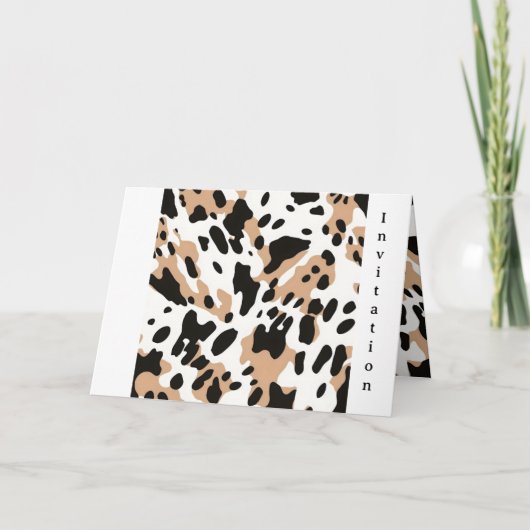 Invitation Mariage de ferme - Vachette (Devant)