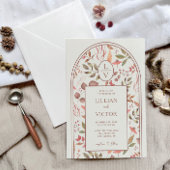 Invitation Mariage de feuilles de chute molle