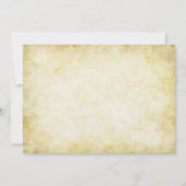 Invitation Mariage de feuilles de coeur rose enchantée Fairyt (Dos)