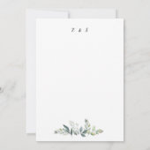 Invitation Mariage de film rustique pour cadre d'or budgétair (Dos)