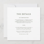 Invitation Mariage de fleur de gomme originaire d'Australie (Dos)