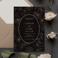 Mariage de Fleur sauvage de ligne d'anémone noir e