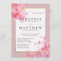 Mariage de fleurs de cerisier rose