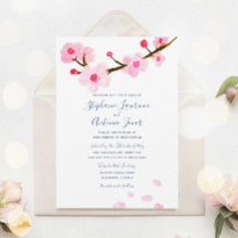 Mariage de fleurs de cerisiers rose vif