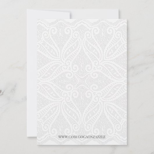 Invitation Mariage De Fleurs De Douille Et D'Aquarelle (Dos)