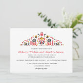 Invitation Mariage de fleurs de Khokhloma (Debout devant)