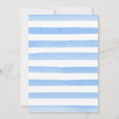 Invitation Mariage de fleurs de saumons rose jaune et bleu (Dos)