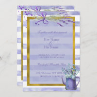 Mariage de fleurs violettes de Provence Lavande