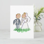 Invitation Mariage de football (Debout devant)